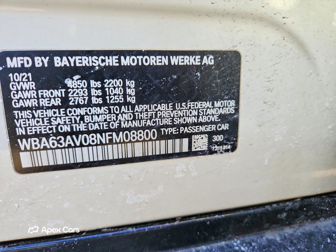 BMW Series 4 2022