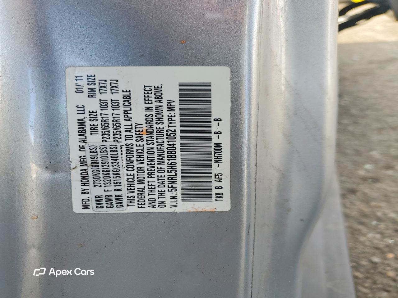 Honda Odyssey 2011