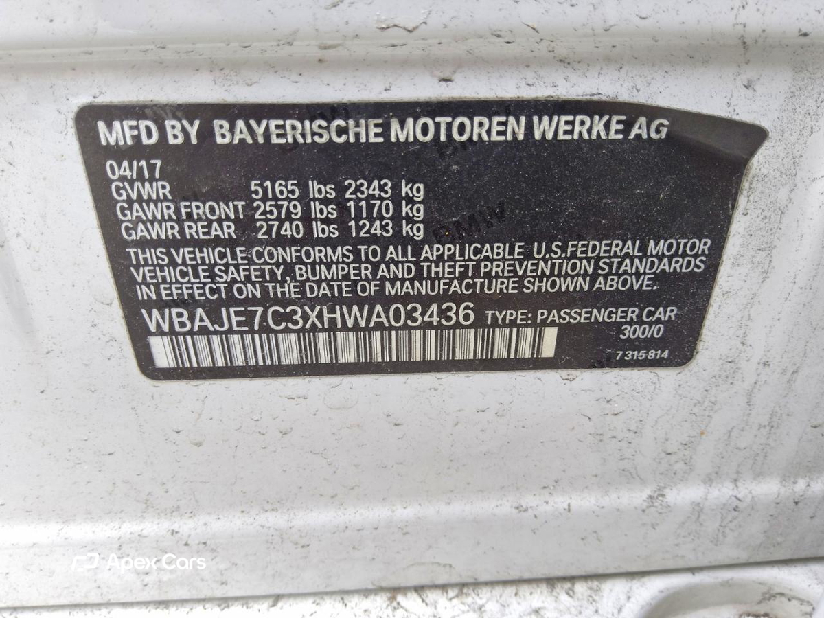 BMW Series 5 2017