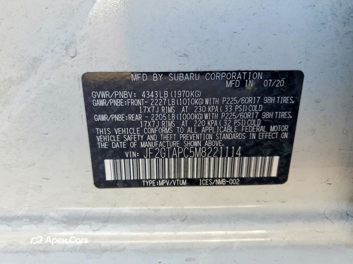 Subaru XV 2021