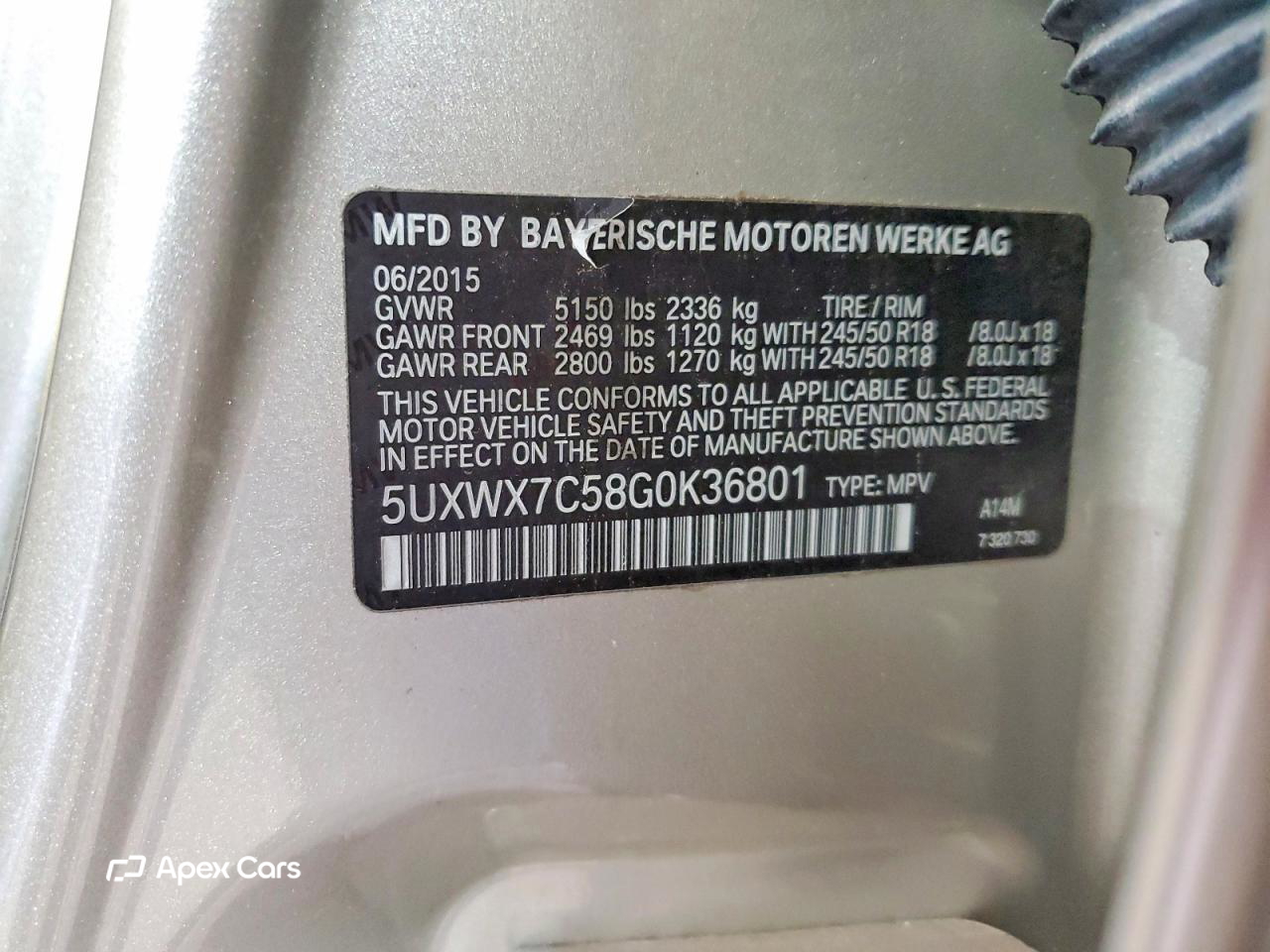 BMW X3 2016