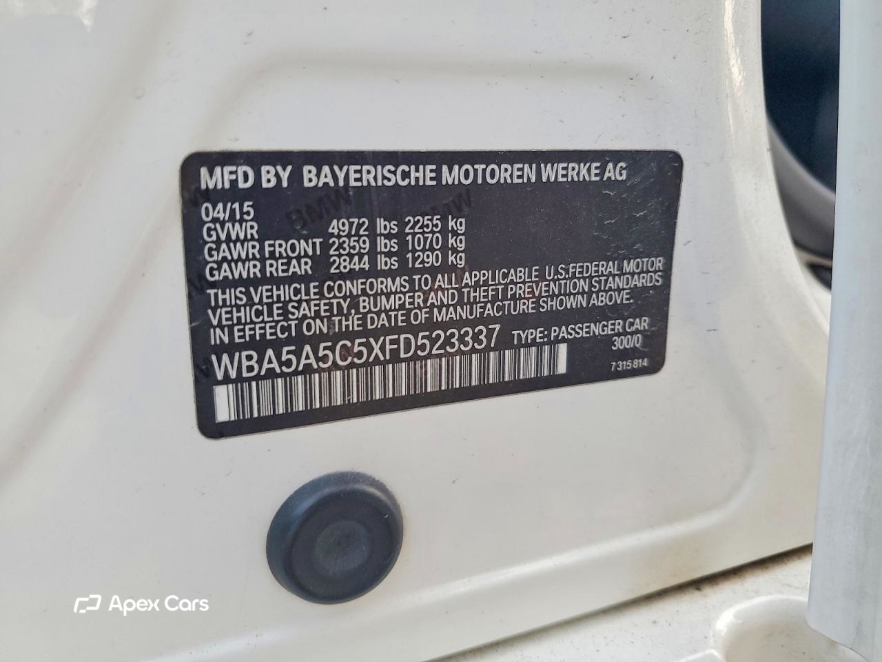 BMW Series 5 2015