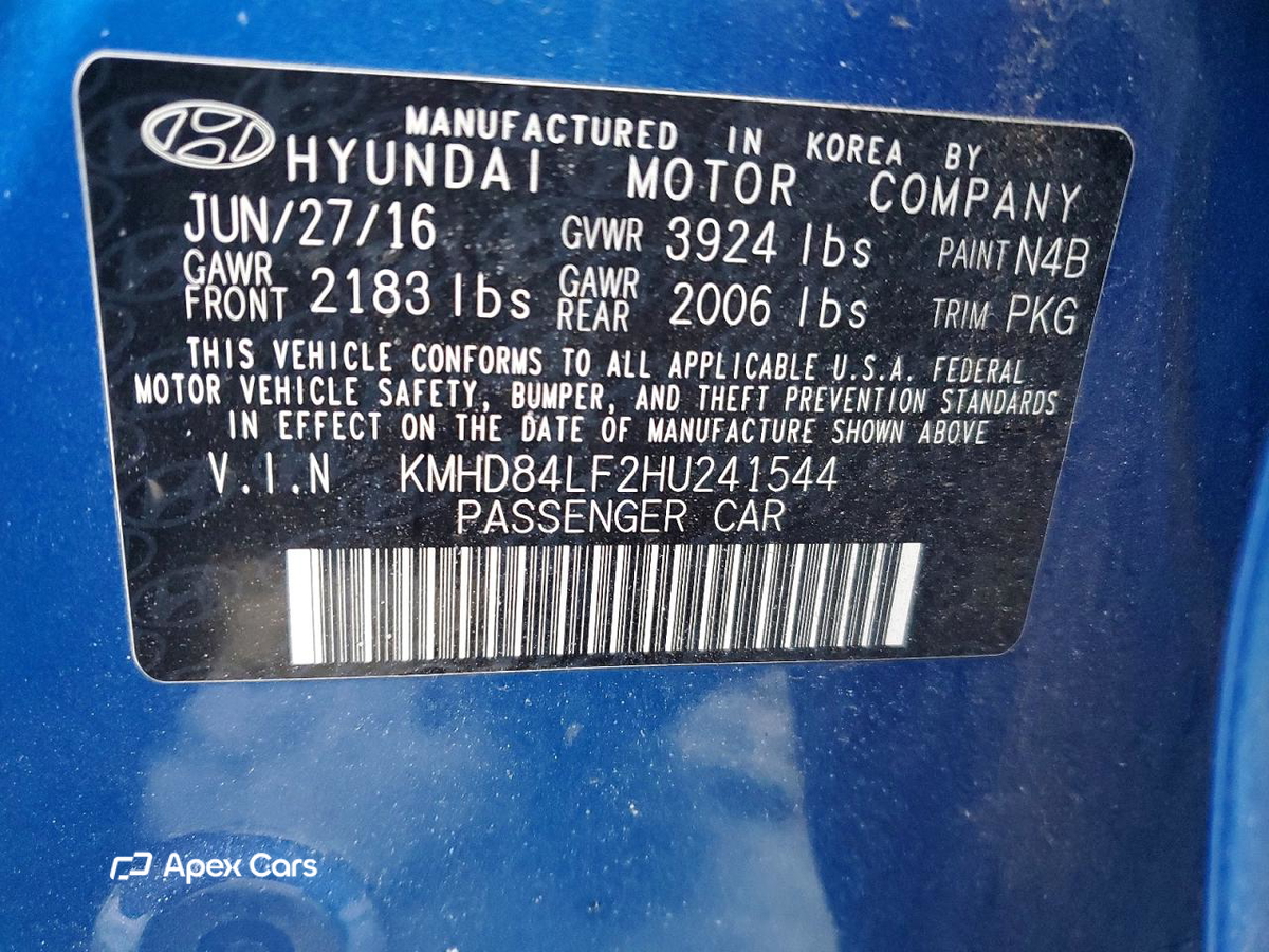 Hyundai Elantra 2017