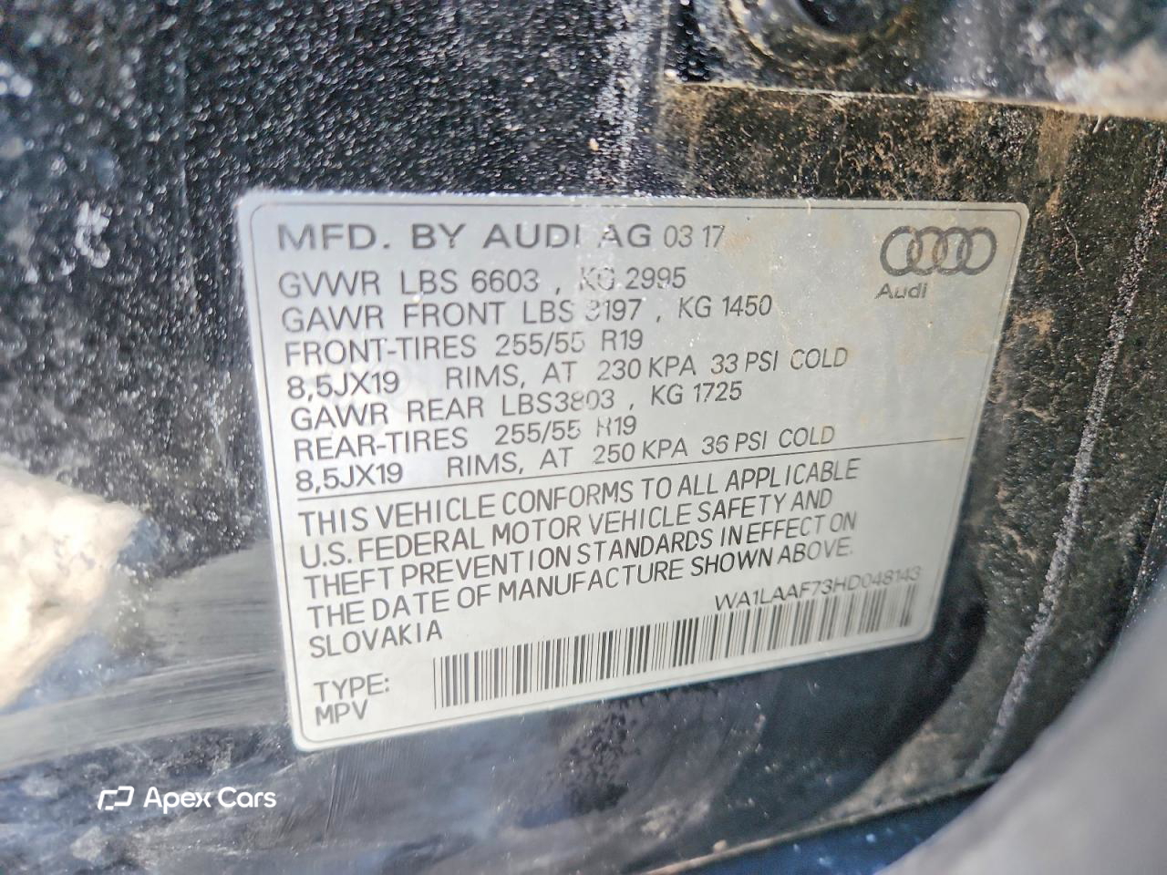 Audi Q7 2017