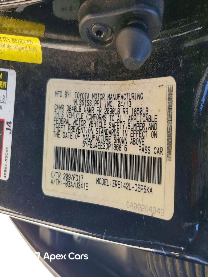 Toyota Corolla 2013