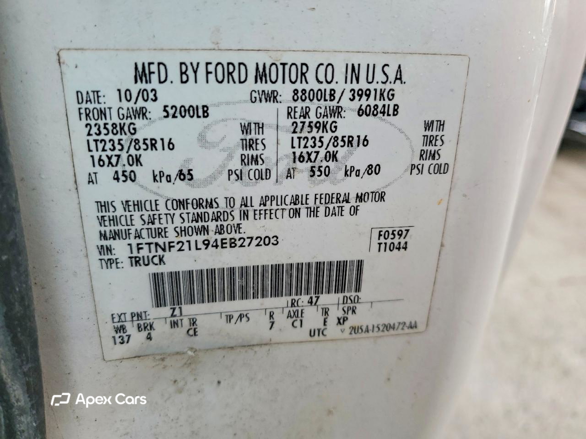 Ford F250 2004