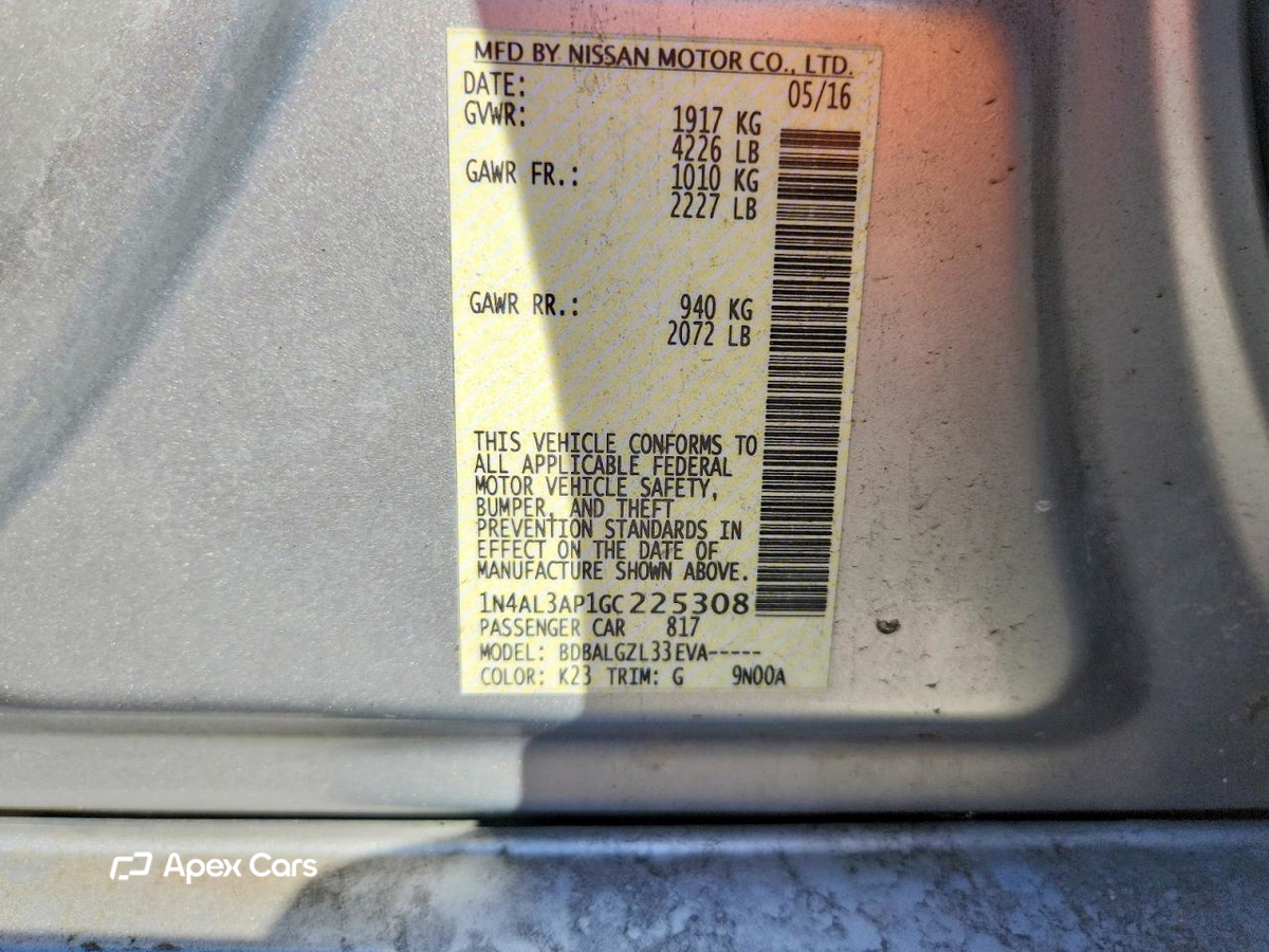 Nissan Altima 2016