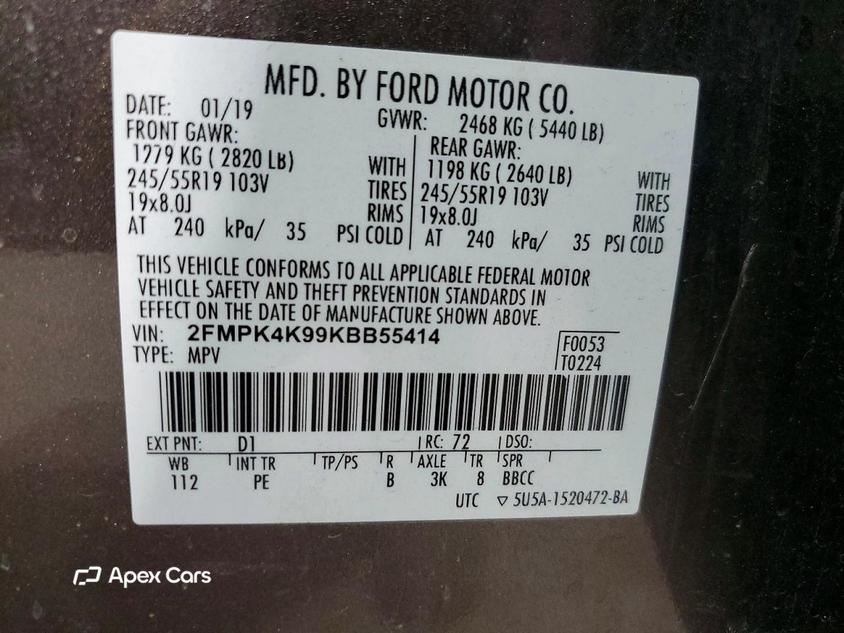 Ford Edge 2019