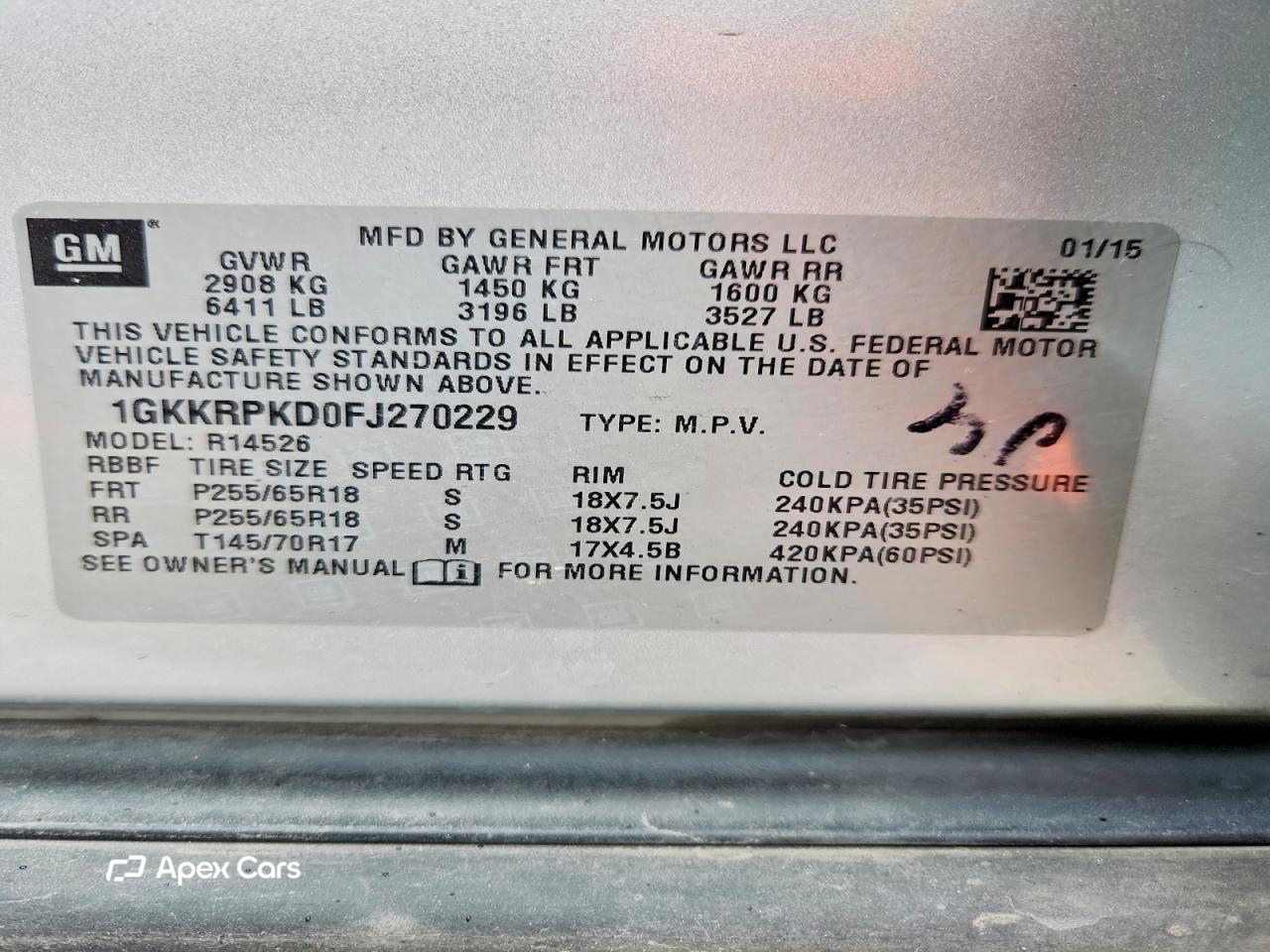 GMC Acadia 2015