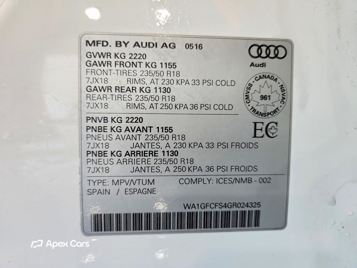 Audi Q3 2016