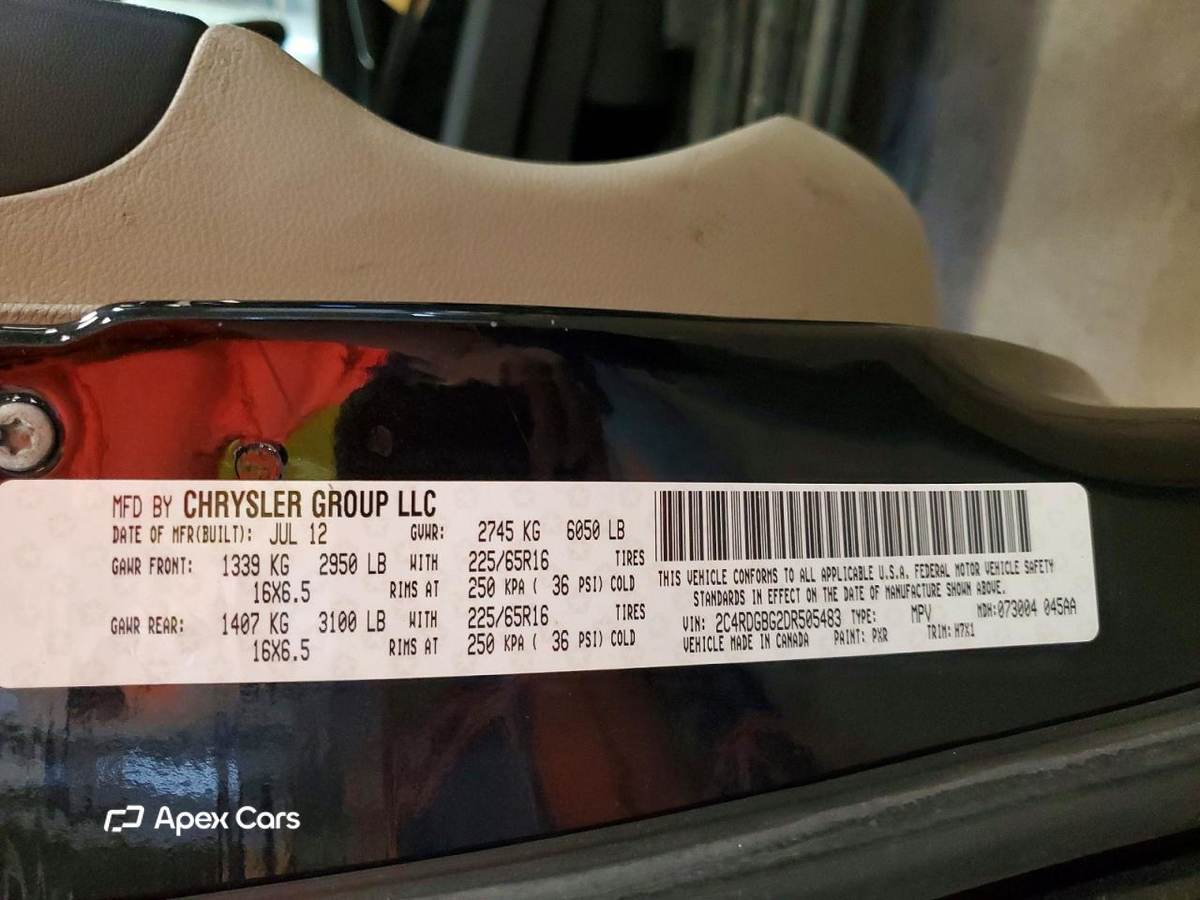Dodge Caravan 2013