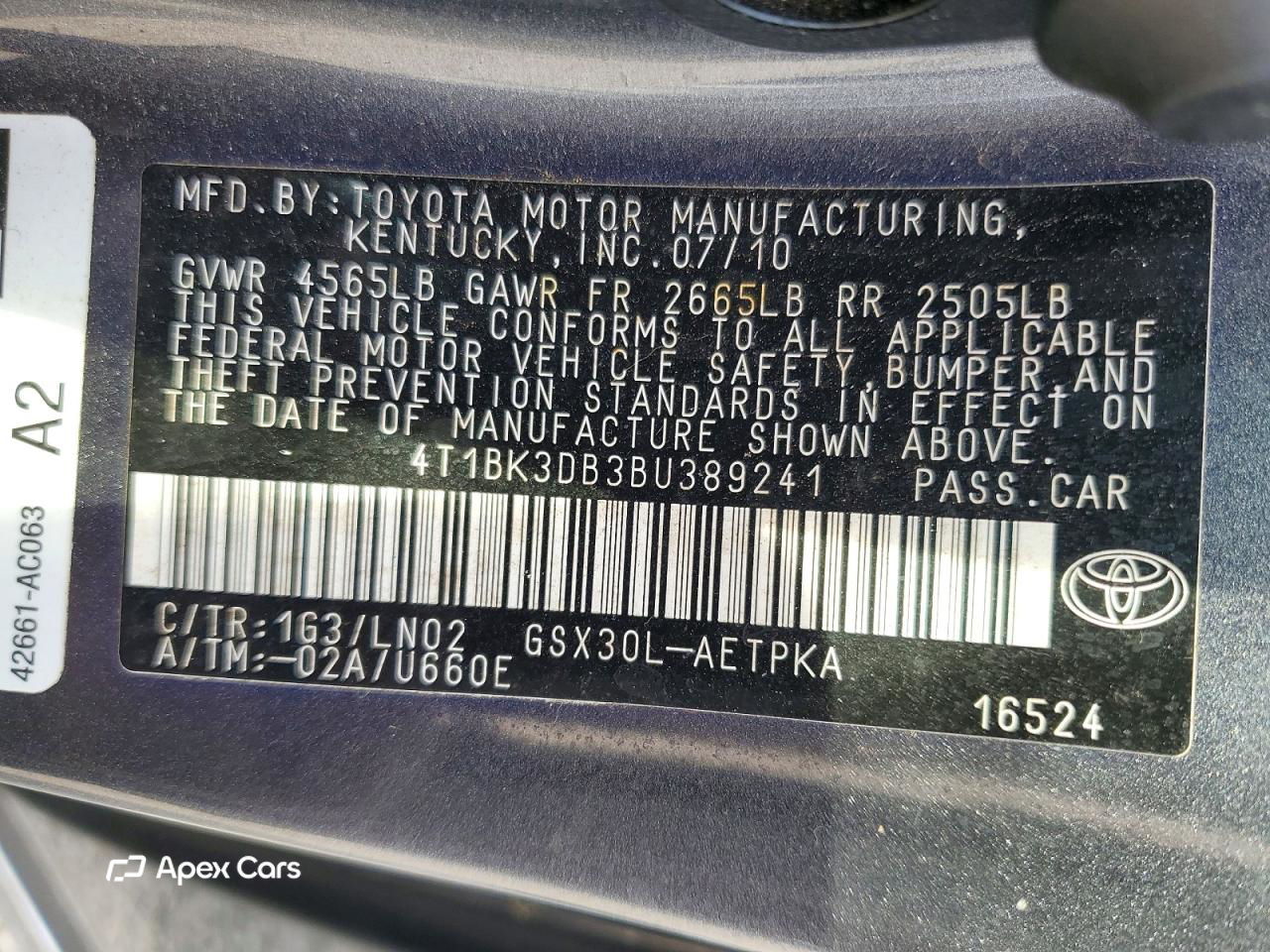 Toyota Avalon 2011