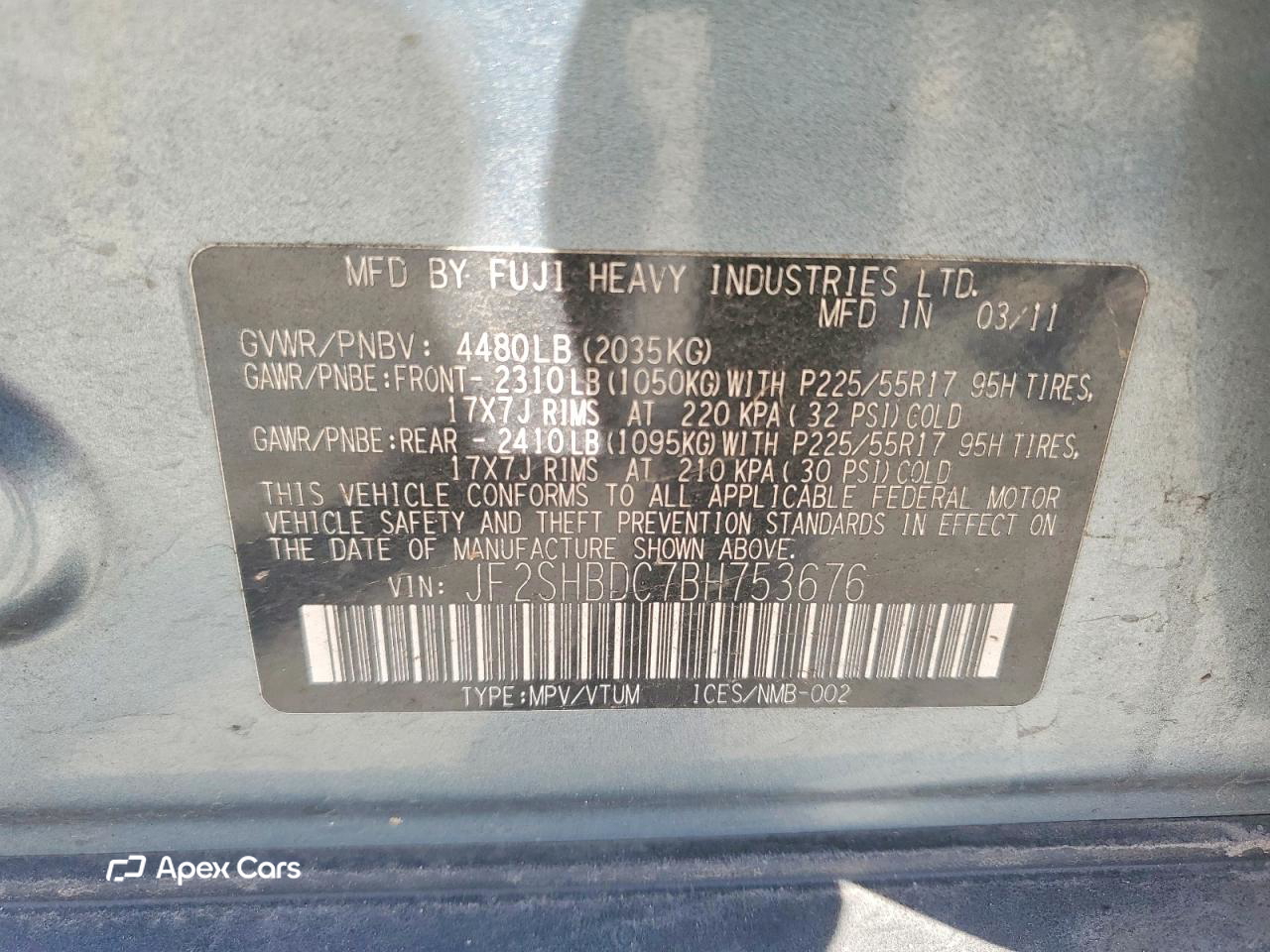 Subaru Forester 2011