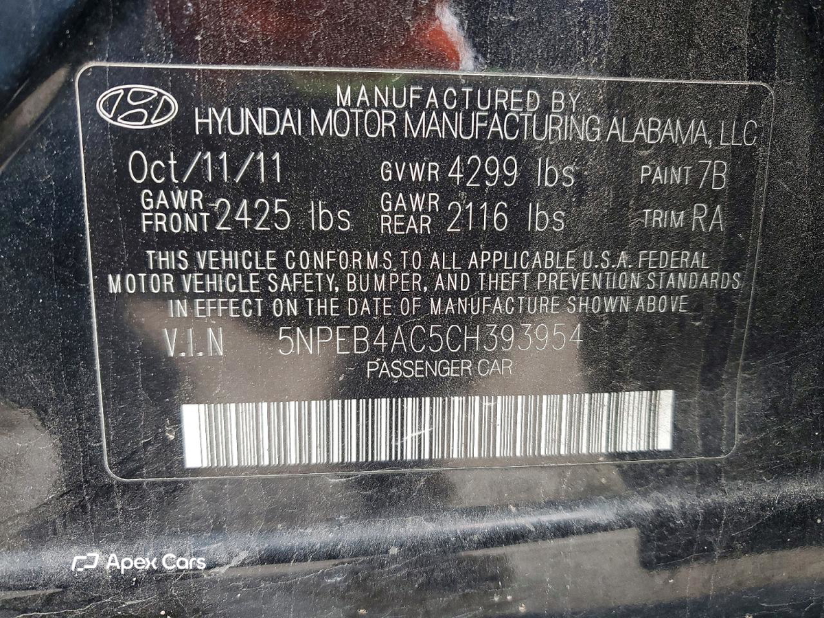 Hyundai Sonata 2012