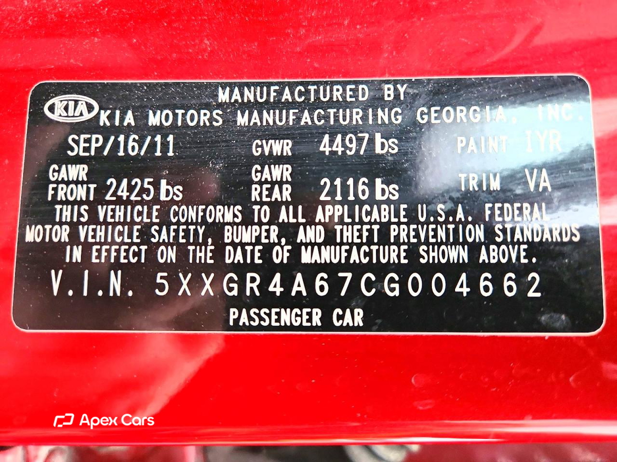 Kia Optima 2012