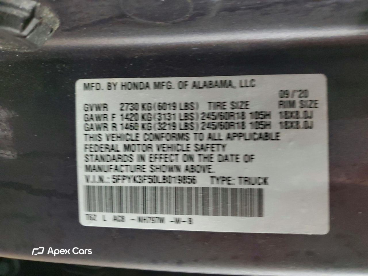 Honda Ridgeline 2020