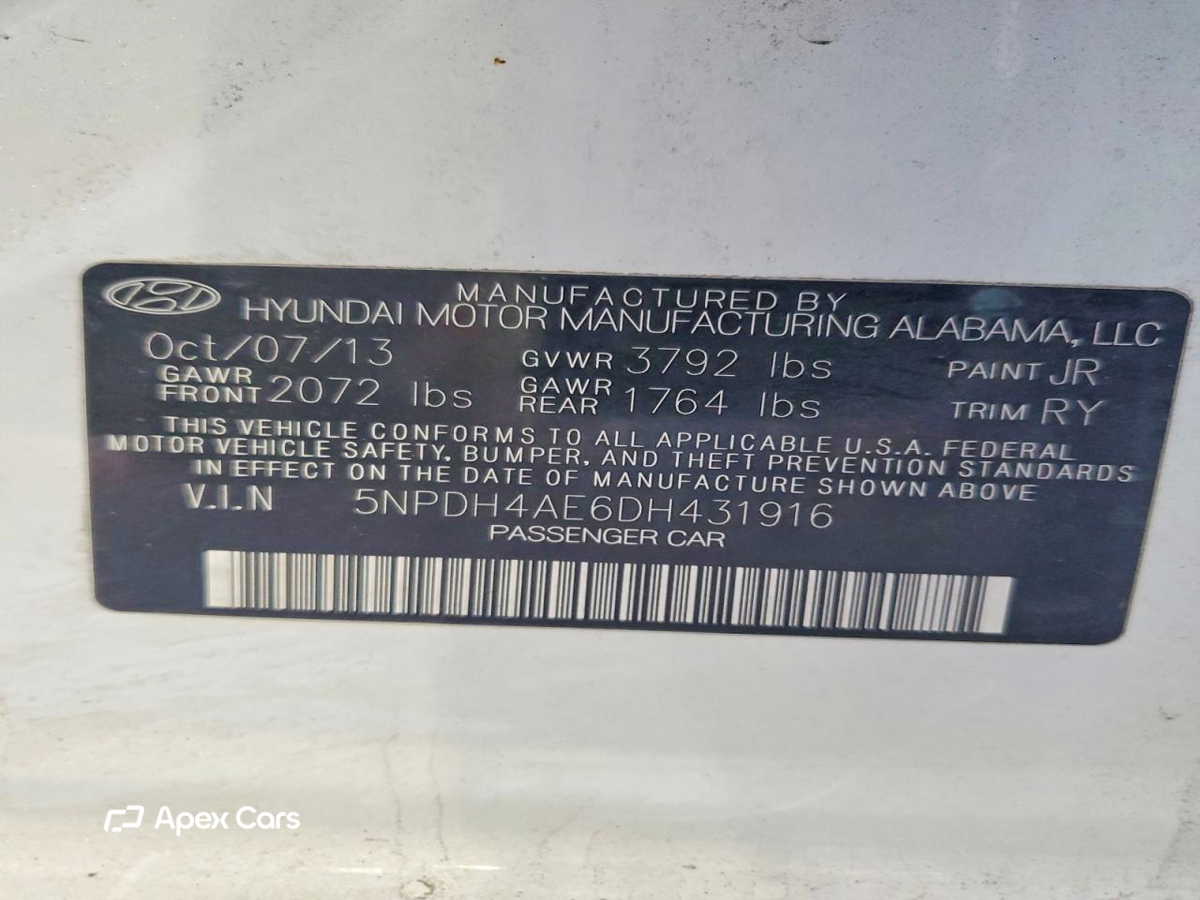 Hyundai Elantra 2013