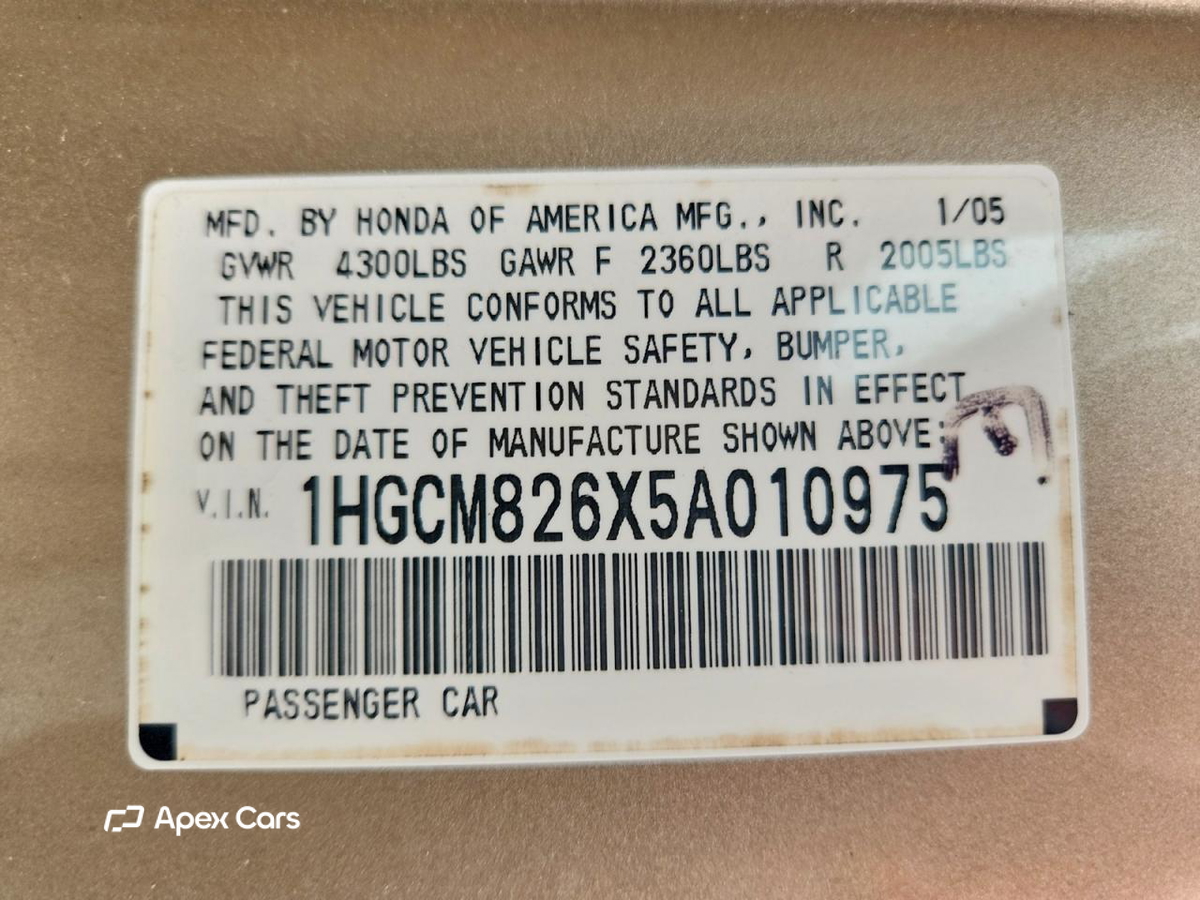 Honda Accord 2005