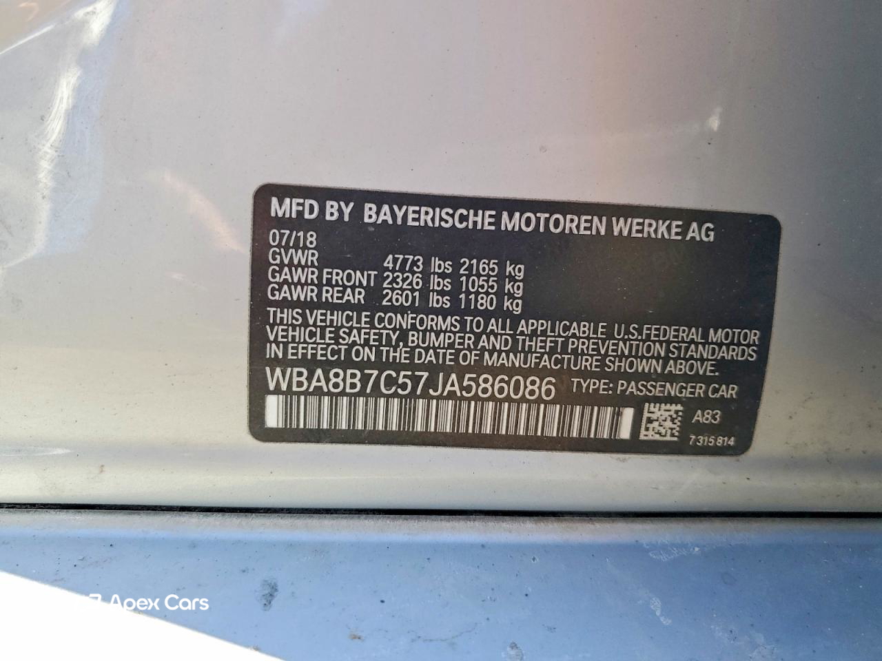 BMW Series 3 2018