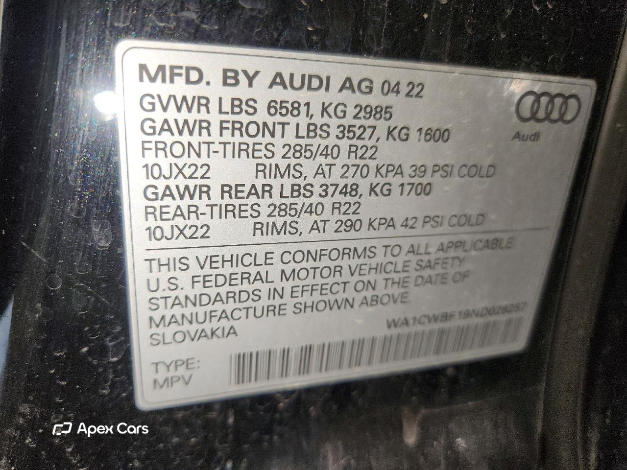 Audi SQ8 2022