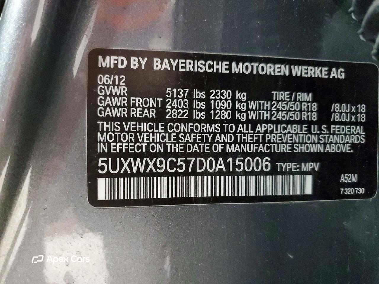 BMW X3 2013