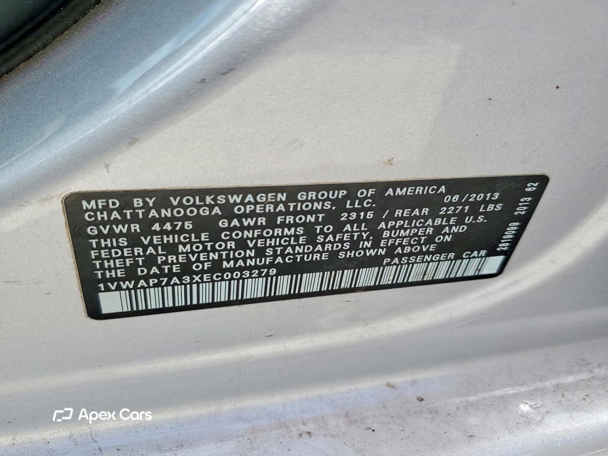 Volkswagen Passat 2014