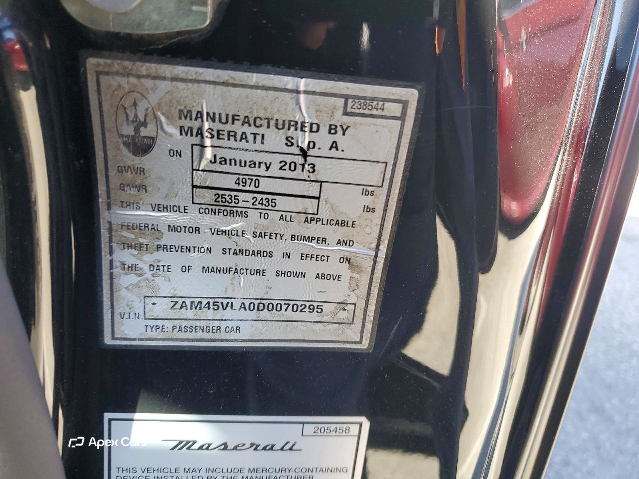 Maserati GranTurismo 2013