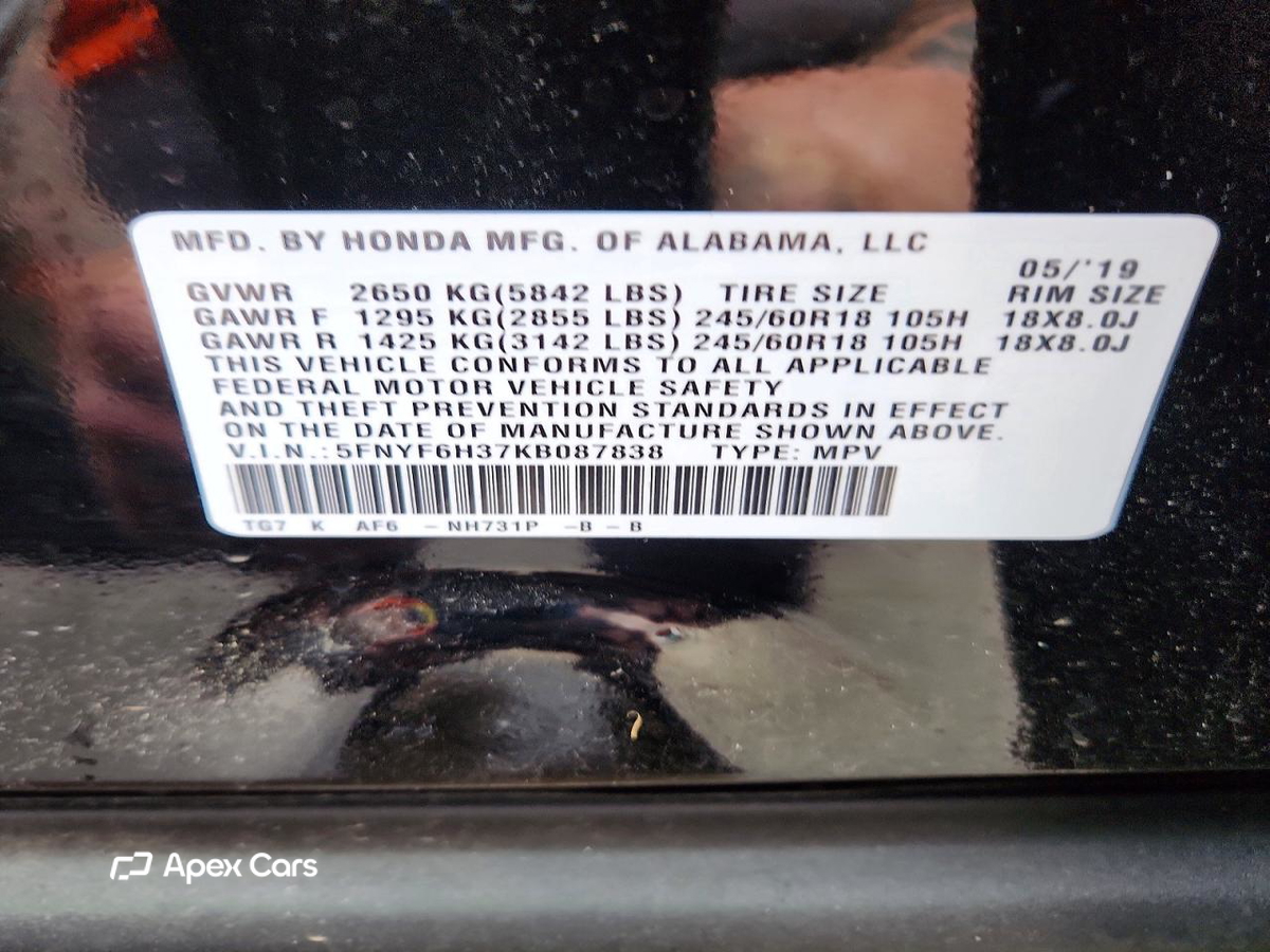 Honda Pilot 2019