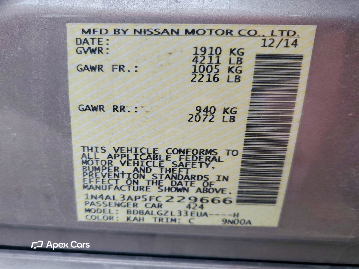 Nissan Altima 2015