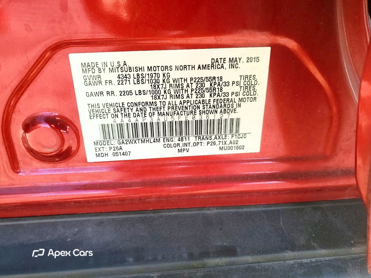 Mitsubishi Outlander 2015