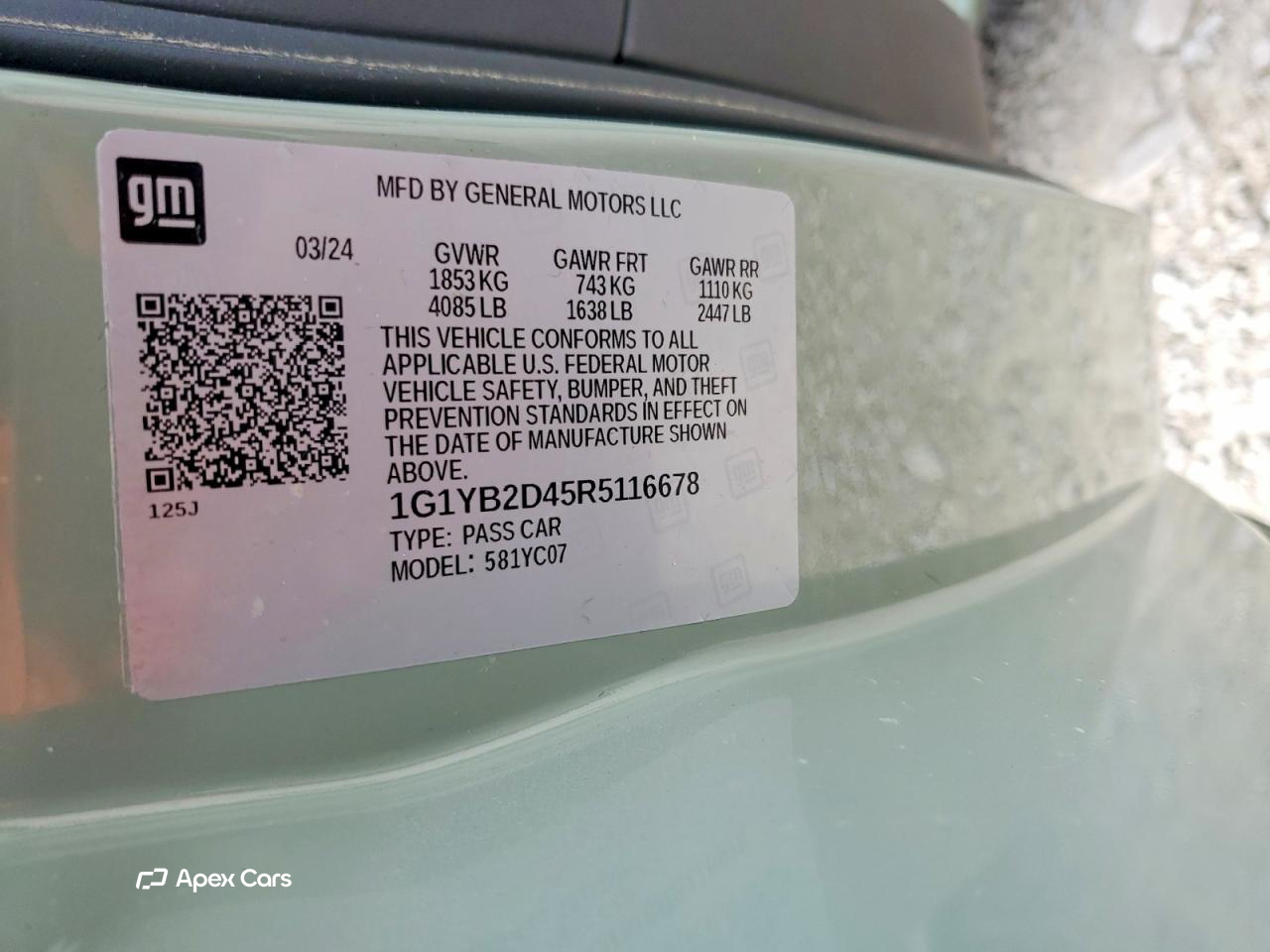 Chevrolet Corvette 2024