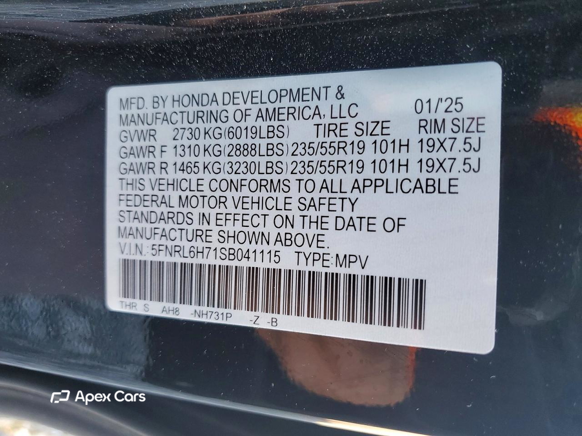 Honda Odyssey 2025