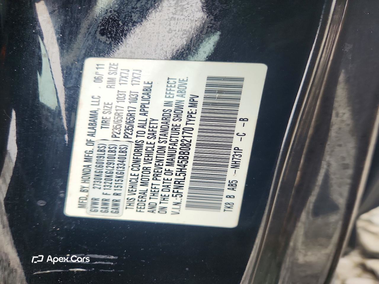 Honda Odyssey 2011