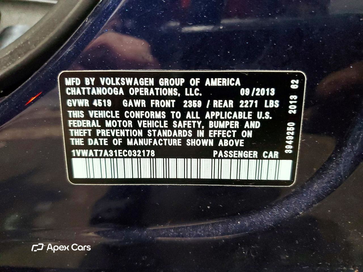 Volkswagen Passat 2014