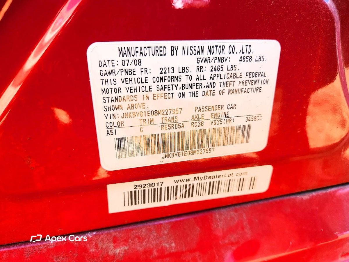 Infiniti G 2008