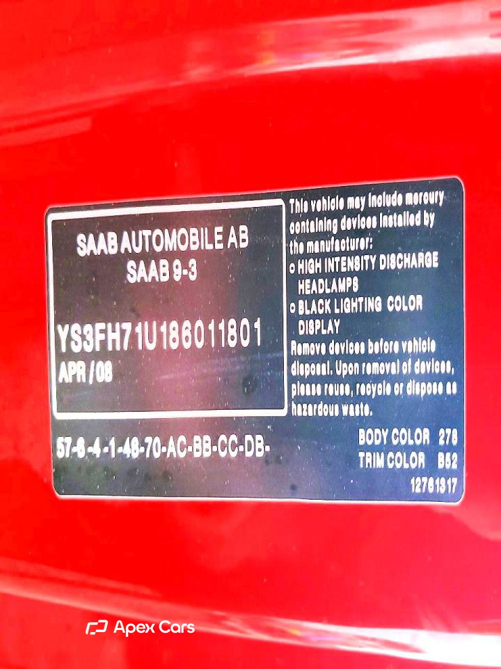 Saab 9-3 2008
