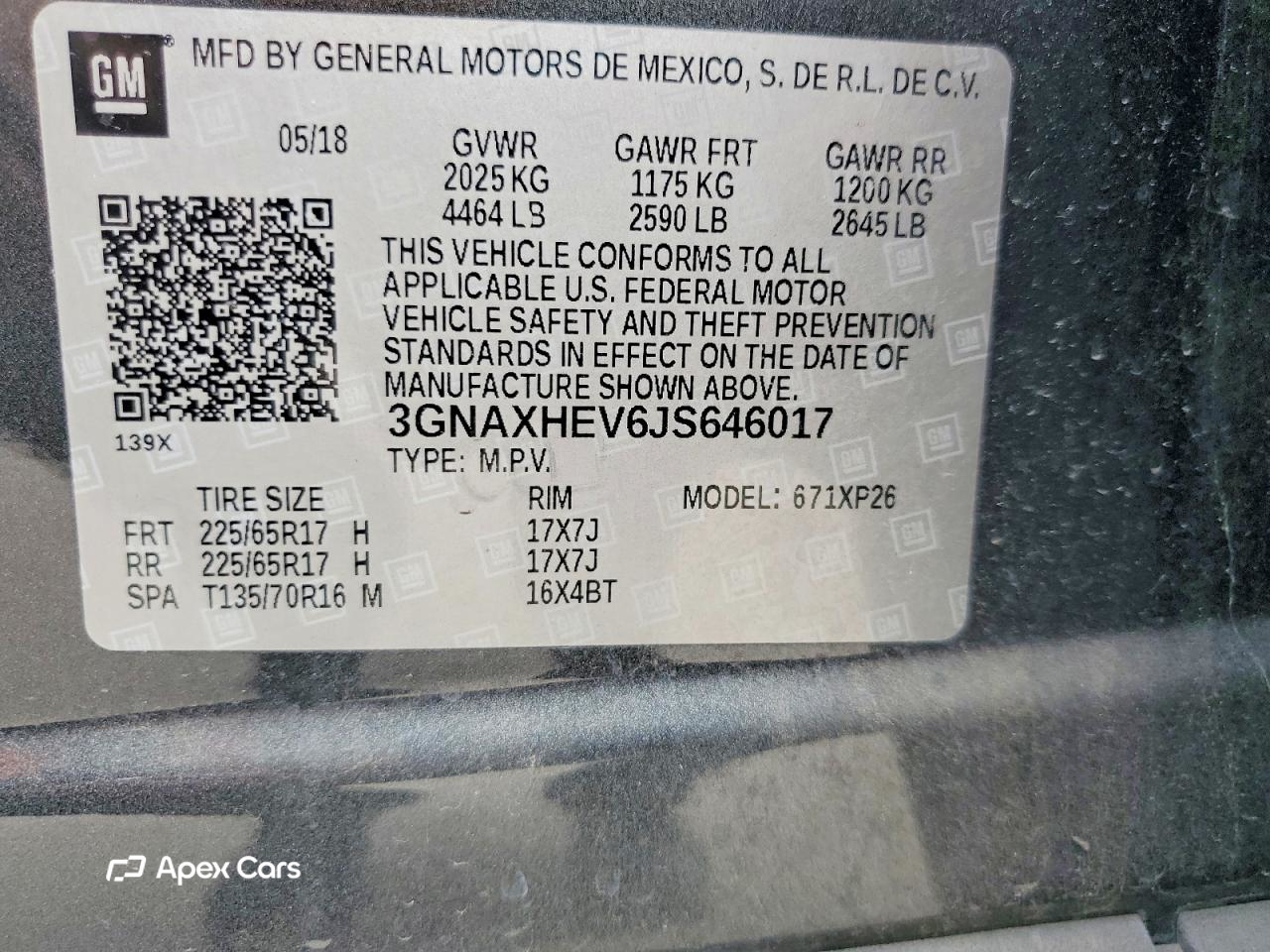 Chevrolet Equinox 2018