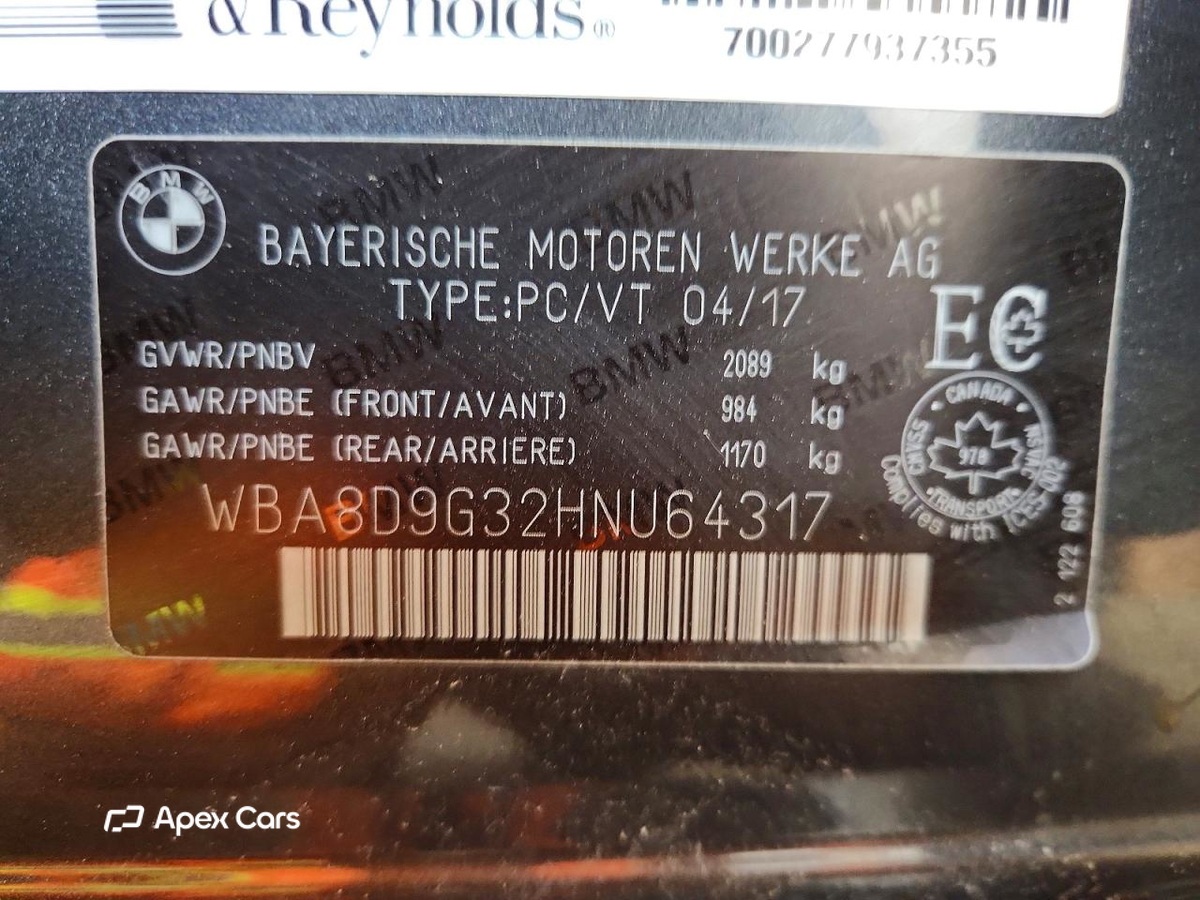 BMW Series 3 2017