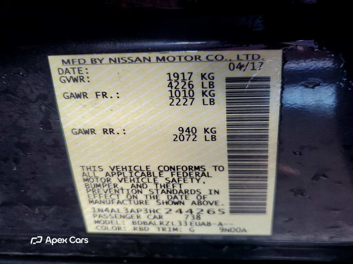 Nissan Altima 2017