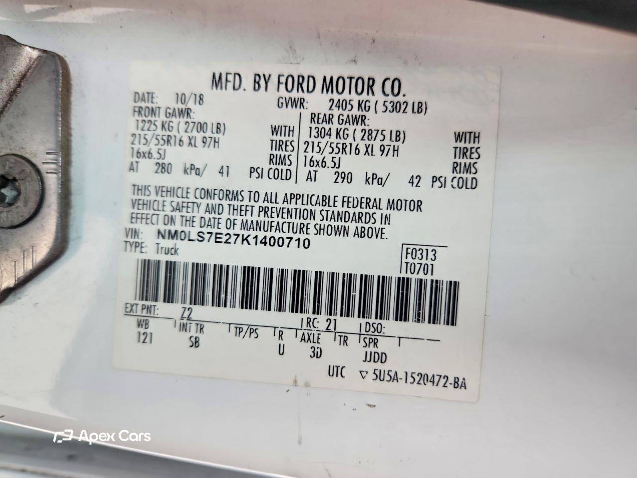 Ford Transit 2019
