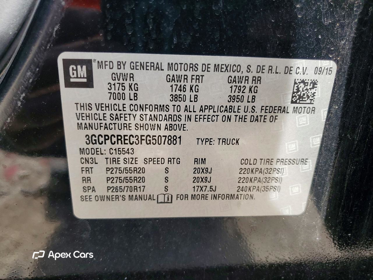 Chevrolet Silverado 2015