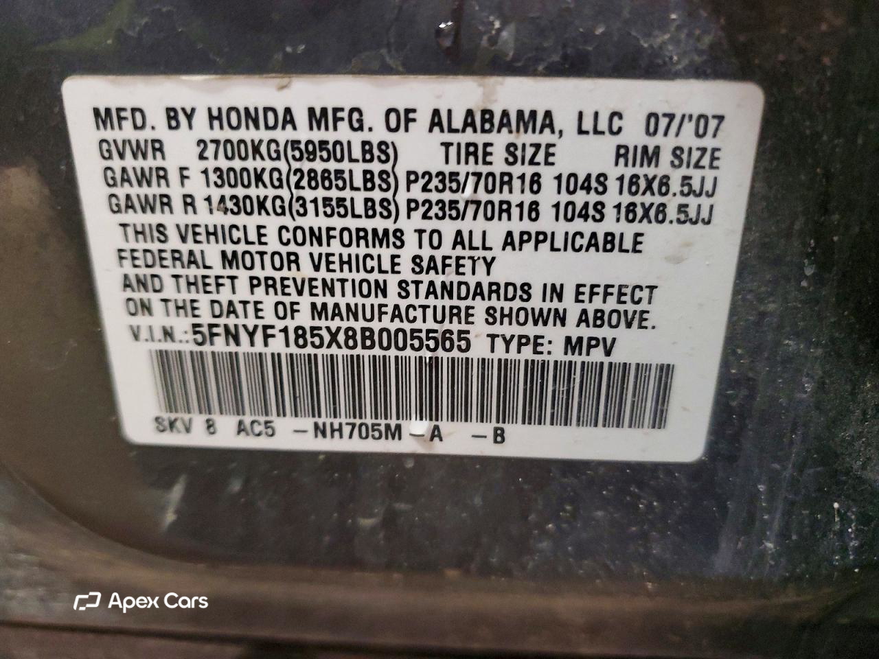 Honda Pilot 2008