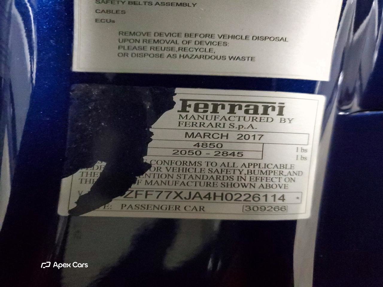 Ferrari California 2017