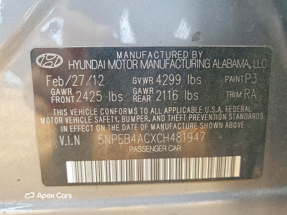 Hyundai Sonata 2012