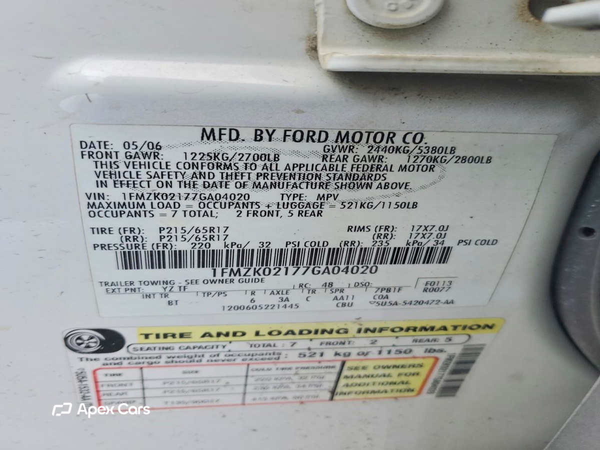 Ford Freestyle 2007
