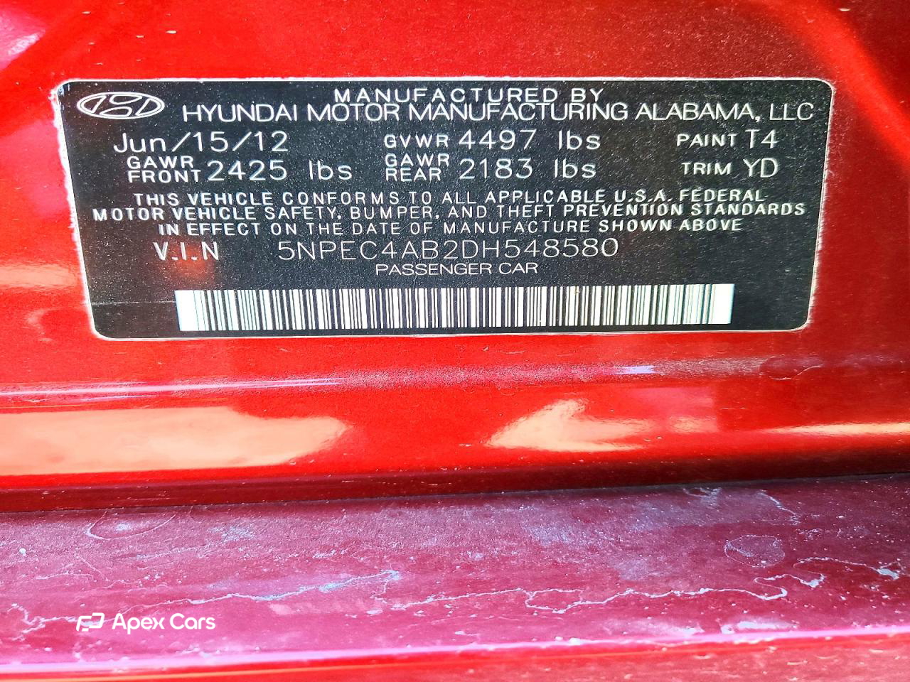 Hyundai Sonata 2013