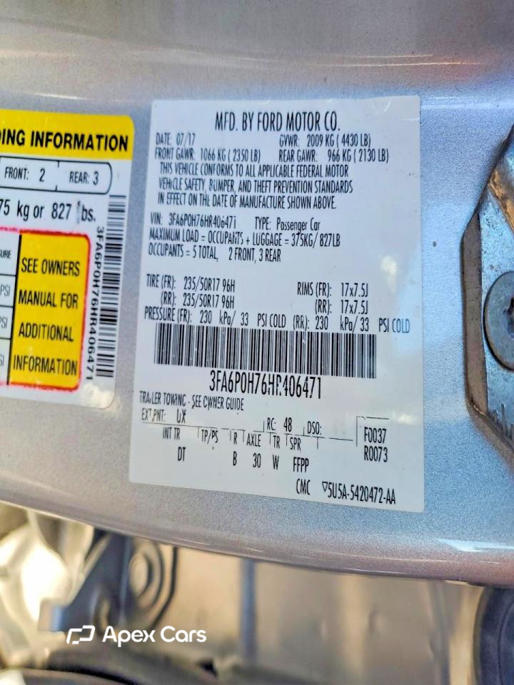 Ford Fusion 2017