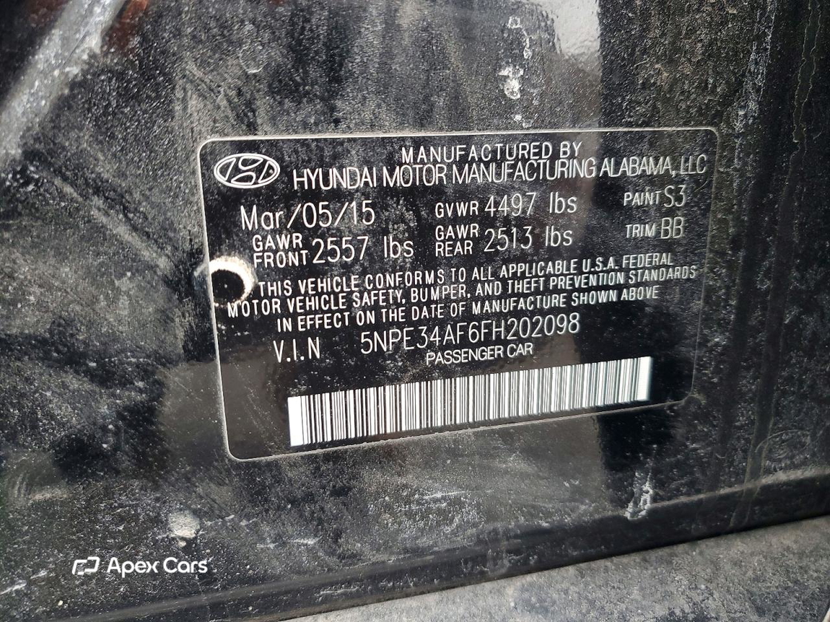 Hyundai Sonata 2015