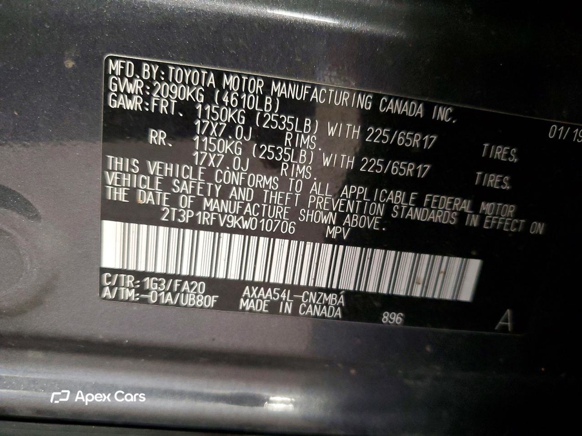 Toyota RAV 4 2019