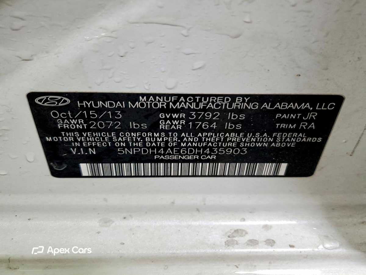 Hyundai Elantra 2013